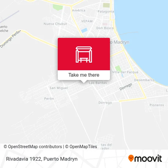 Rivadavia 1922 map