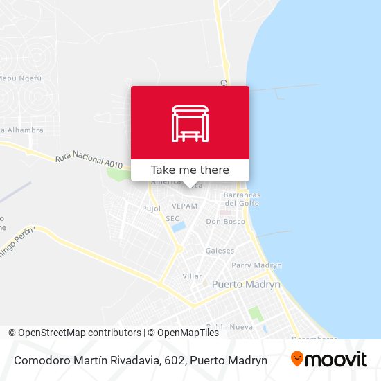 Comodoro Martín Rivadavia, 602 map