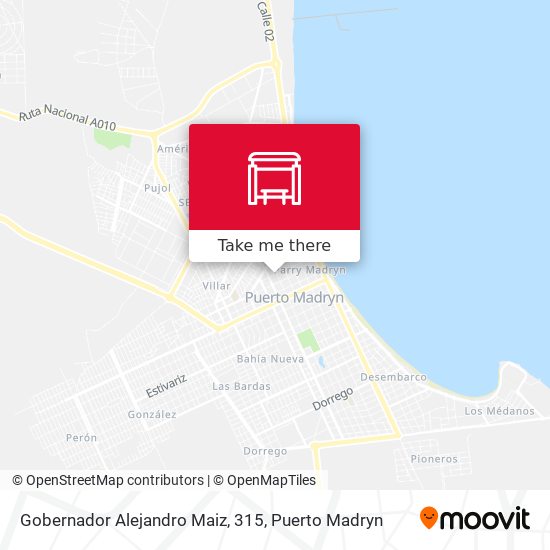 Mapa de Gobernador Alejandro Maiz, 315