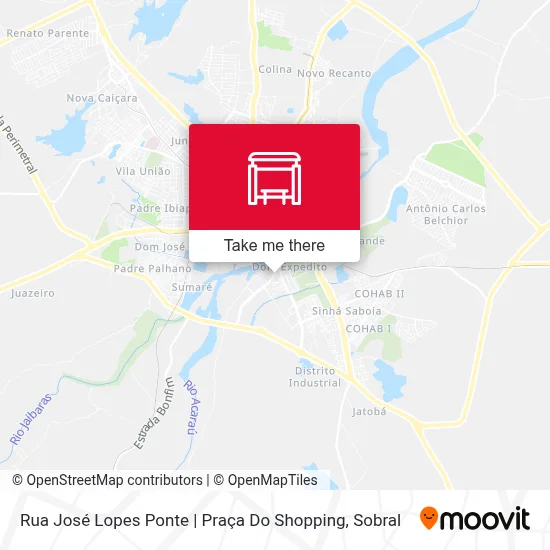 Rua José Lopes Ponte | Praça Do Shopping map