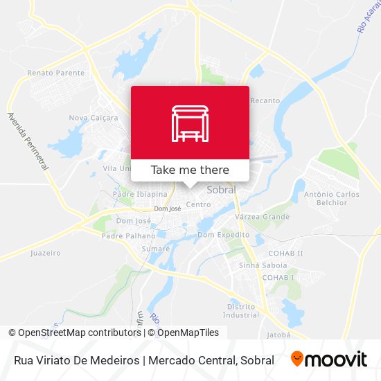 Rua Viriato De Medeiros | Mercado Central map