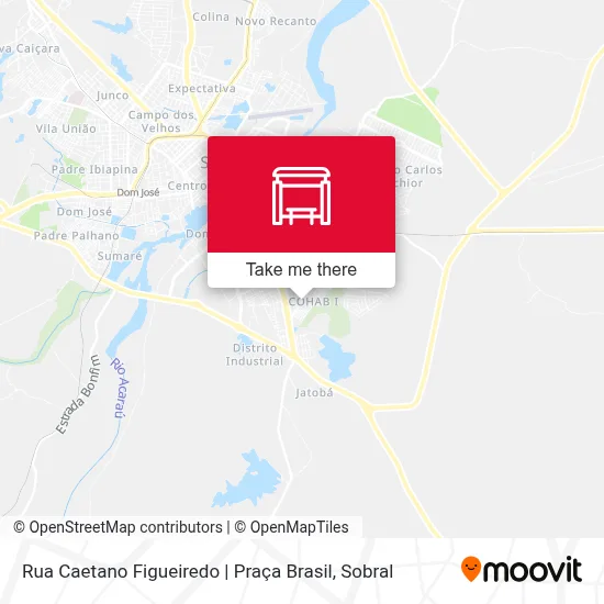 Rua Caetano Figueiredo | Praça Brasil map