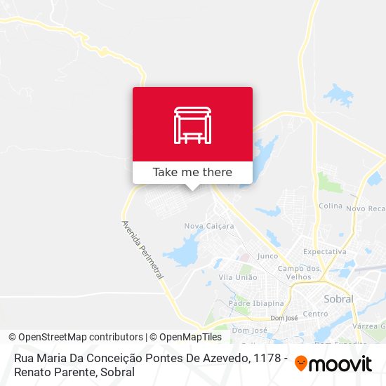 Mapa Rua Maria Da Conceição Pontes De Azevedo, 1178 - Renato Parente