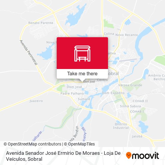 Avenida Senador José Ermírio De Moraes - Loja De Veículos map