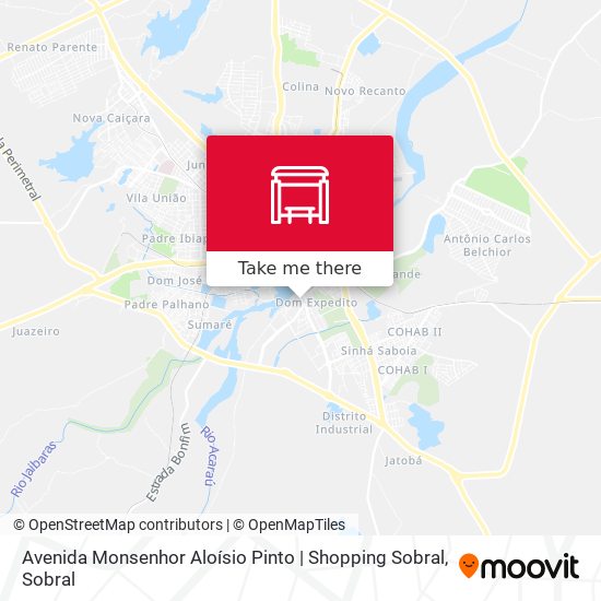 Avenida Monsenhor Aloísio Pinto | Shopping Sobral map
