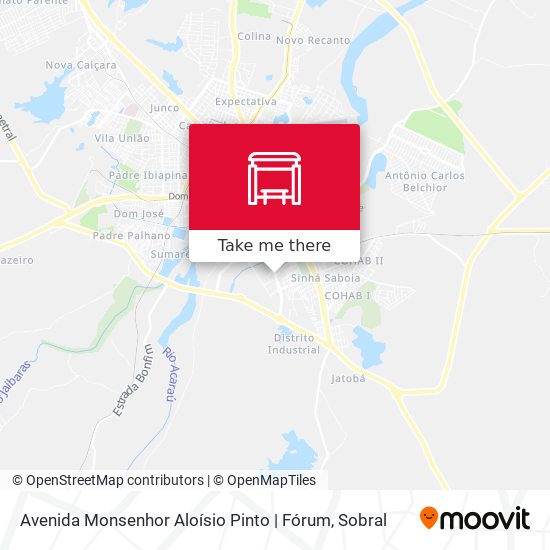 Avenida Monsenhor Aloísio Pinto | Fórum map