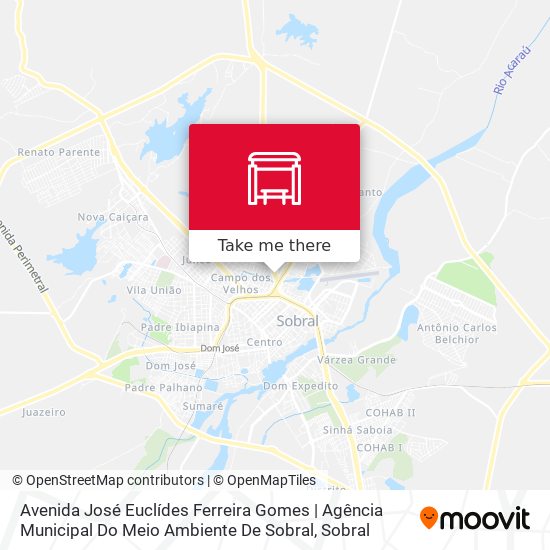 Avenida José Euclídes Ferreira Gomes | Agência Municipal Do Meio Ambiente De Sobral map