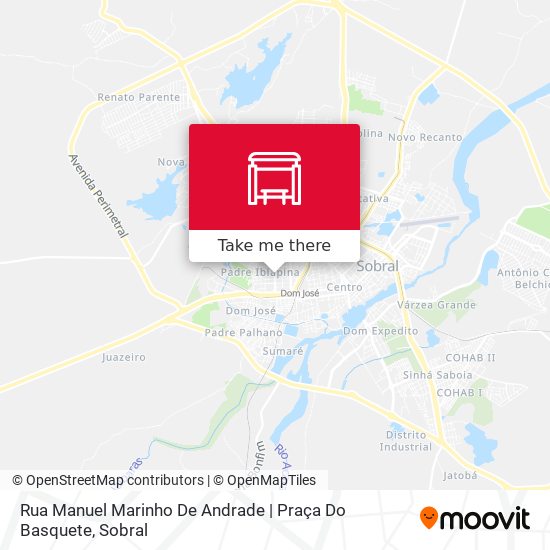 Rua Manuel Marinho De Andrade | Praça Do Basquete map