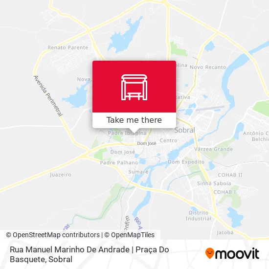 Rua Manuel Marinho De Andrade | Praça Do Basquete map