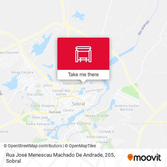Rua José Menescau Machado De Andrade, 205 map
