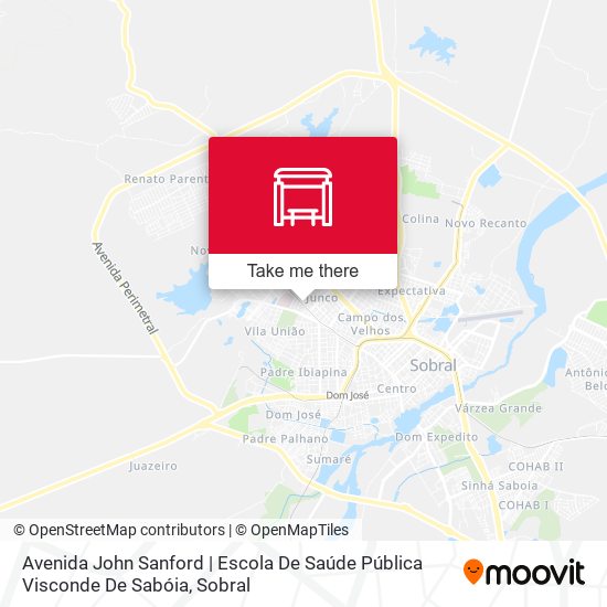 Mapa Avenida John Sanford | Escola De Saúde Pública Visconde De Sabóia