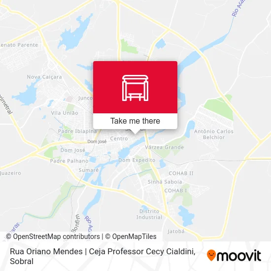 Rua Oriano Mendes | Ceja Professor Cecy Cialdini map