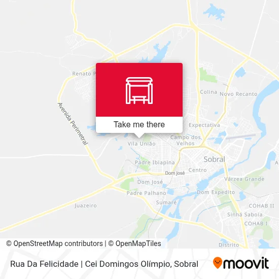 Rua Da Felicidade | Cei Domingos Olímpio map