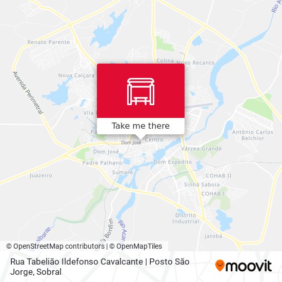 Rua Tabelião Ildefonso Cavalcante | Posto São Jorge map