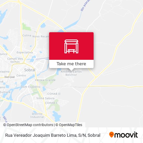 Rua Vereador Joaquim Barreto Lima, S / N map