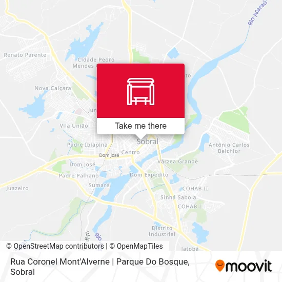 Rua Coronel Mont'Alverne | Parque Do Bosque map