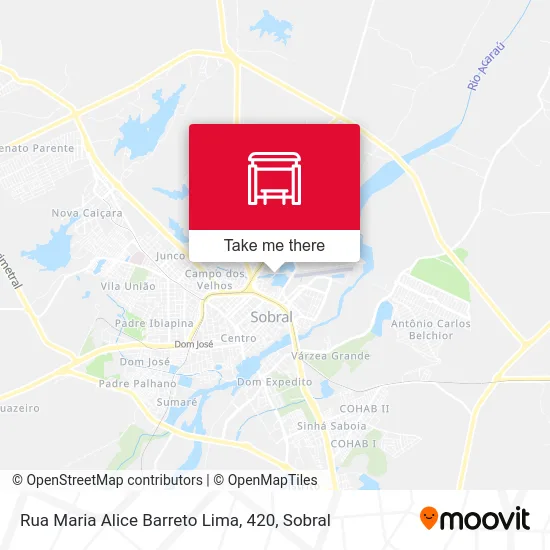 Rua Maria Alice Barreto Lima, 420 map