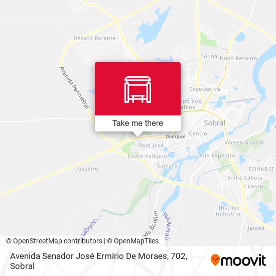 Mapa Avenida Senador José Ermírio De Moraes, 702