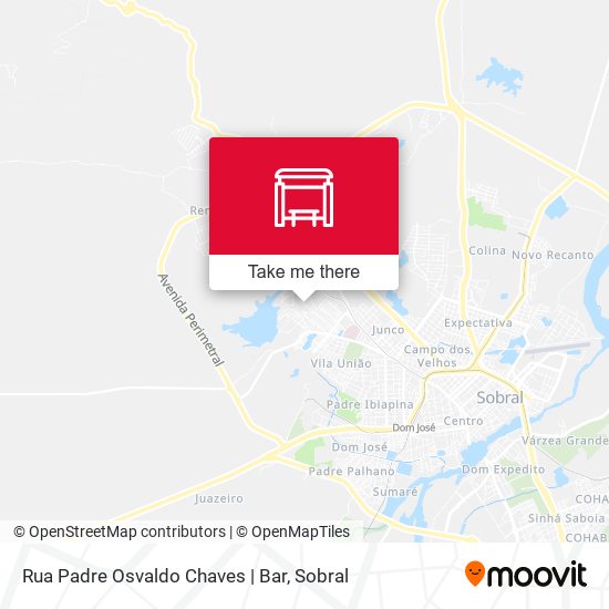 Rua Padre Osvaldo Chaves | Bar map