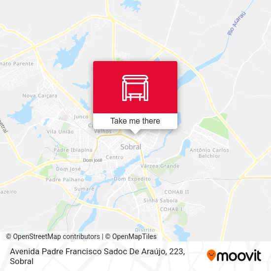 Avenida Padre Francisco Sadoc De Araújo, 223 map