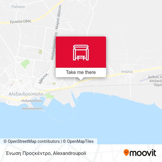 Ένωση Προςκέντρο map