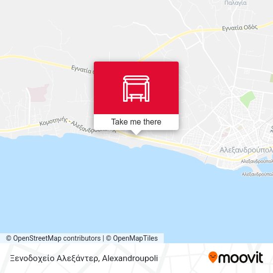 Ξενοδοχείο Αλεξάντερ map