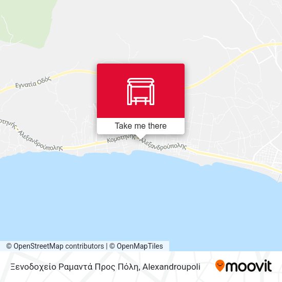 Ξενοδοχείο Ραμαντά Προς Πόλη map