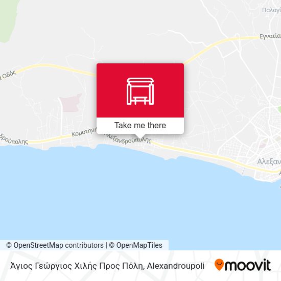 Άγιος Γεώργιος Χιλής Προς Πόλη map