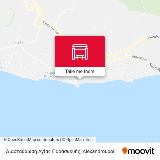 Διασταύρωση Αγίας Παρασκευής map