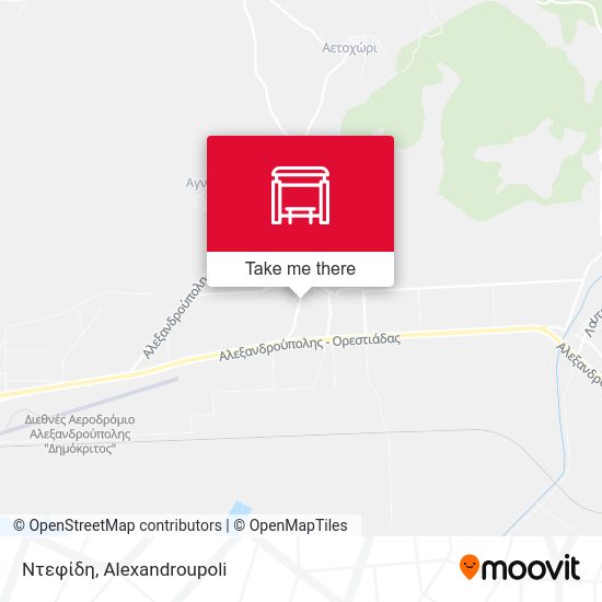 Ντεφίδη map