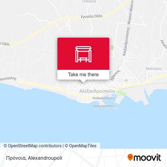 Πρόνοια map