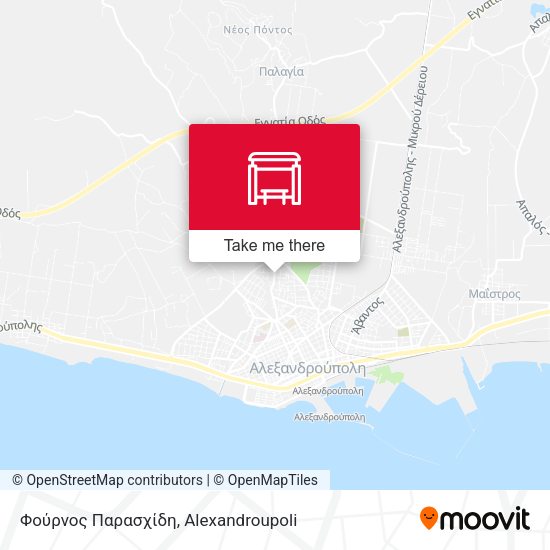 Φούρνος Παρασχίδη map