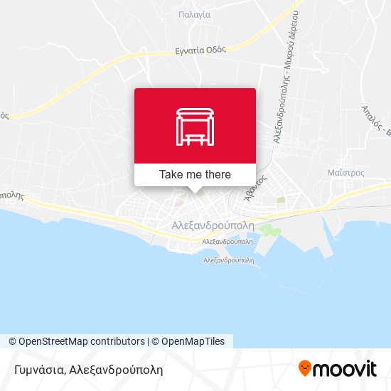 Γυμνάσια map