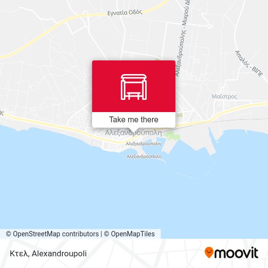 Κτελ map