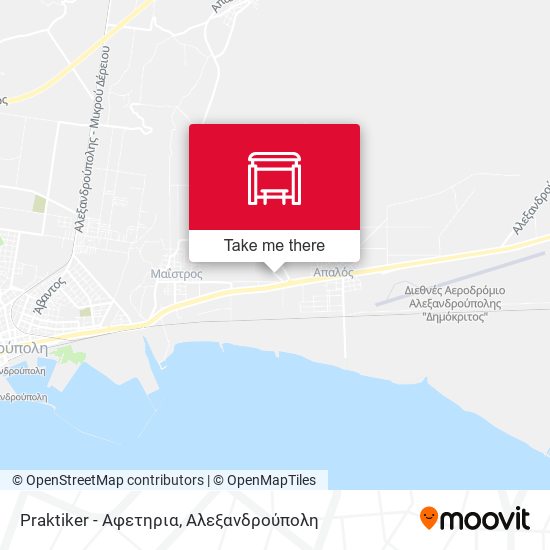 Praktiker - Αφετηρια map