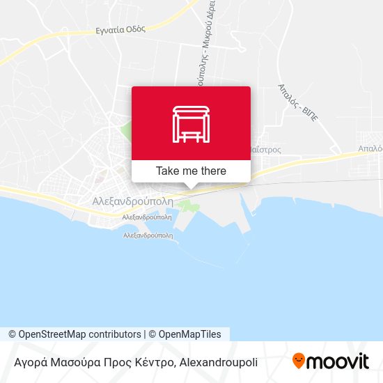 Αγορά Μασούρα Προς Κέντρο map