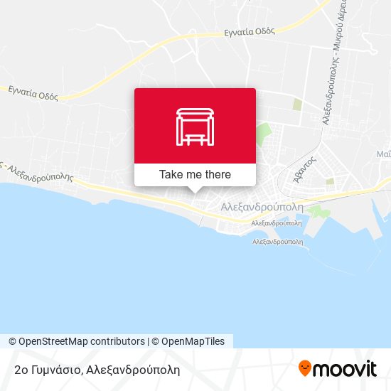 2ο Γυμνάσιο map