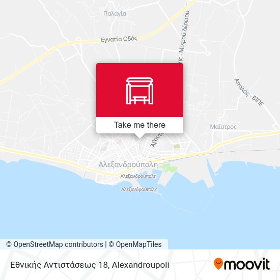 Εθνικής Αντιστάσεως 18 map