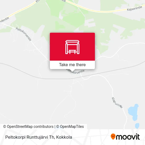 Peltokorpi Runttujärvi Th map