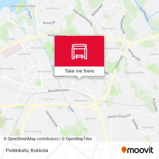 Poikkikatu map