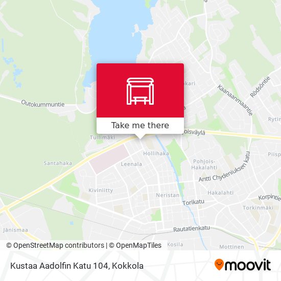 Kustaa Aadolfin Katu 104 map