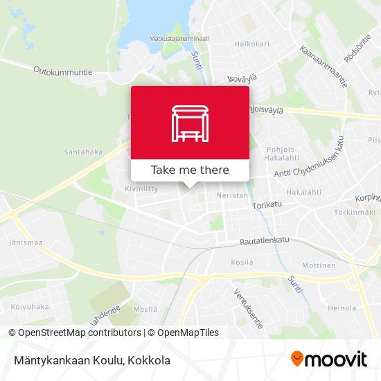 Mäntykankaan Koulu map