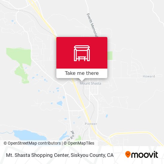 Mapa de Mt. Shasta Shopping Center