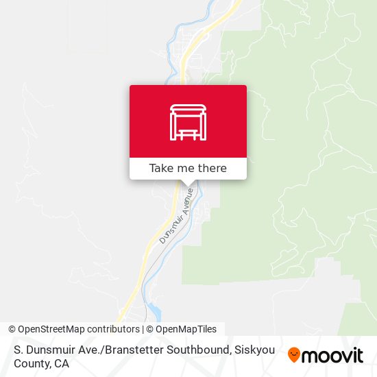 Mapa de S. Dunsmuir Ave. / Branstetter Southbound