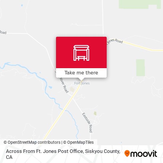 Across From Ft. Jones Post Office map