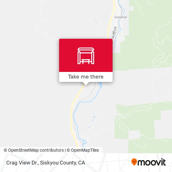 Crag View Dr. map