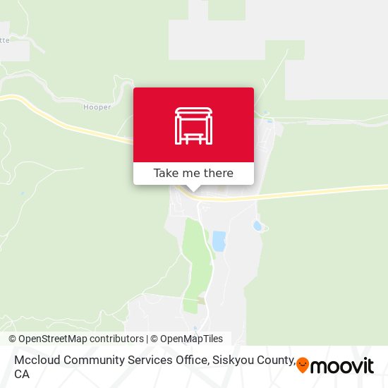 Mccloud Community Services Office map