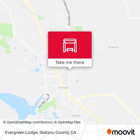Mapa de Evergreen Lodge