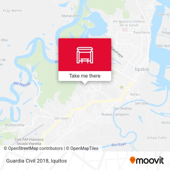 Guardia Civil 2018 map