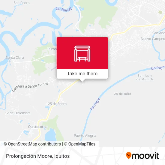 Prolongación Moore map